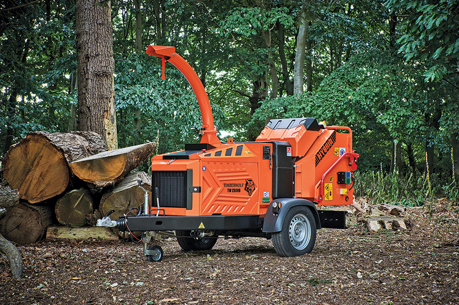 The hybrid TW 280HB has peak power of 62hp but its emission levels match a 24.8hp engine - credit: Timberwolf
